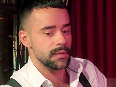 Muscle gay flip flop and cumshot