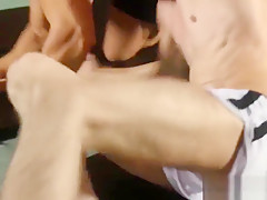 Muscly Fighter Rides Cock