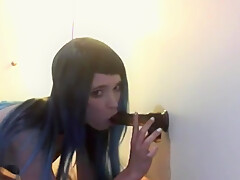 My First Black Cock (sorta) -- Dildo Fun