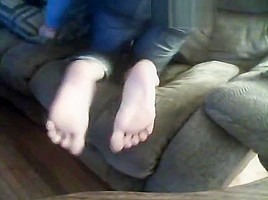 My feet really smell Sniff them!
