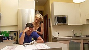 My old milf stepmom loves sex with her stepson