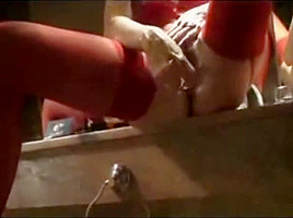 My wife having fun with dildo while i taken the video