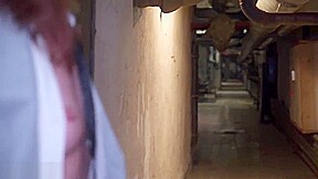 Naked Jeny Smith Is Sneaking In The Lost Corridors
