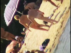 Naked bimbos at the beach on beach video
