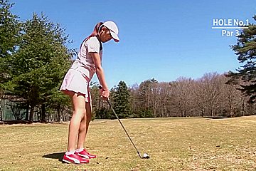 Nana Kunimi And Kunimi Nana - Japanese Golfer Ends Up Taking Dick