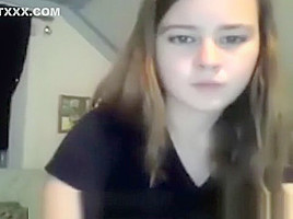 Nasty teen 18+ webcam strip and play - no study tonight for this cutie
