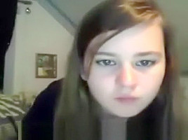 Nasty teen 18+ webcam strip and play - no study tonight for this cutie