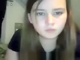 Nasty teen 18+ webcam strip and play - no study tonight for this cutie