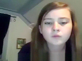 Nasty teen 18+ webcam strip and play - no study tonight for this cutie