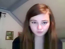 Nasty teen 18+ webcam strip and play - no study tonight for this cutie