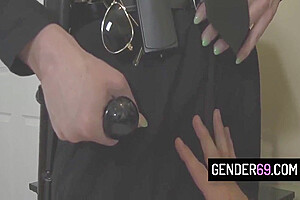 Natalie Mars In Hot Shemale Police Officer Gets Barebacked By A Offender 6 Min