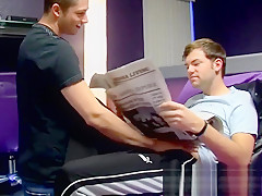 Naughty young man seduced by his cute twink boyfriend