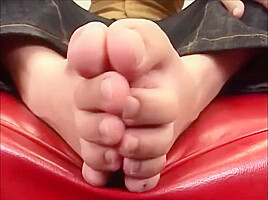 Nerdy Asian Girl's Pretty Feet