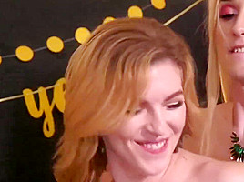 New Year: Jenna Gargles Gives It To The Secretly Ready Ella Nova