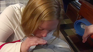 New whore on leash sucking cock, keep a bitches mouth full #dumb trash slut
