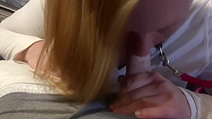 New whore on leash sucking cock, keep a bitches mouth full #dumb trash slut