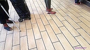 Nice ebony feet at burger king