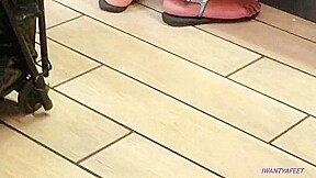 Nice ebony feet at burger king