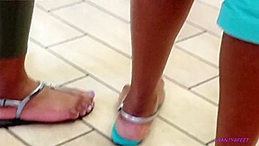 Nice ebony feet at burger king