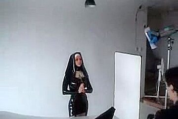 Nuns Have To Be Crayz-two- Nun in Latex