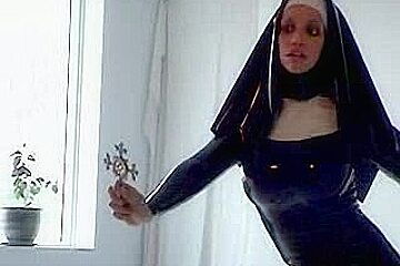 Nuns Have To Be Crayz-two- Nun in Latex