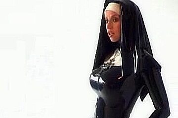 Nuns Have To Be Crayz-two- Nun in Latex