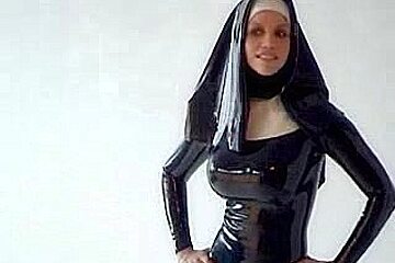 Nuns Have To Be Crayz-two- Nun in Latex