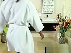 Nuru massage performed by busty japanese babe 21