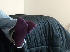 Nylon Socks Feet Play