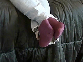 Nylon Socks Feet Play
