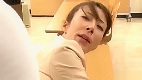 Office Lady In Pantyhose Sucking Guy Getting Her Pussy Fucked Hard In The C