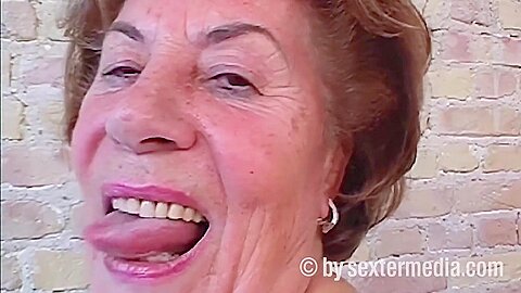 Old Granny Vera Wants To Swallow Cum