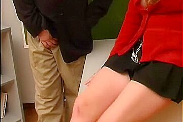 Old fella have sex with youthful secretary