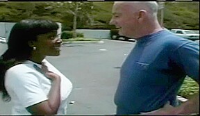 Old man outdoor fuck big tits ebony