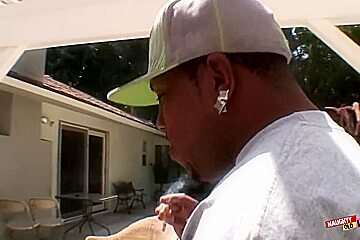 Older Bimbo Sneaks In Her Black Lover For Her Daily Dose Of Cum