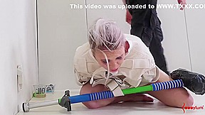 Olivia Kasady is getting fucked from the back and being to suck a hard dick