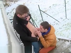 Outdoor nude teen 18+ boy video gay Two Sexy Hunks Fuck Outdoors For Money!