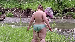 Outdoors Spying On Naked Lesbians With Big Asses