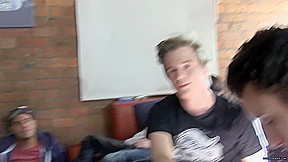 Party Time For Cock-Crazed Boys - 1 - Aaron Aurora, Shaun Mann, Alex Steele, Luke James & Lex Blon