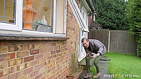 Peeping The Pornstar With Aletta Ocean, Danny D - Brazzers