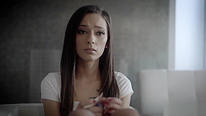 Perverted brunette petite teen 18+ banged by a boyfriend