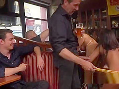 Petite Hungarian slaves disgraced in public