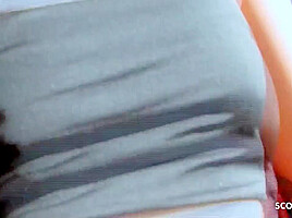 Petite Virgin teen 18+ Seduce To Lesbian Strapon Sex By