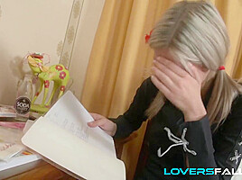 Petite blonde anal teen 18+ takes creampie