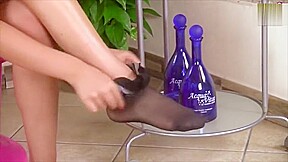 Petra piedi velati puts stocking