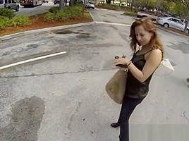 Pickedup beauty gets banged on