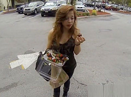 Pickedup beauty gets banged on