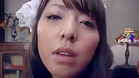 Playful Nipon Maid Does Some Sucky Sucky