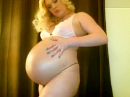 Pregnant Cam big belly