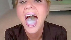 Pretty Girl Sucks and Swallows No 1